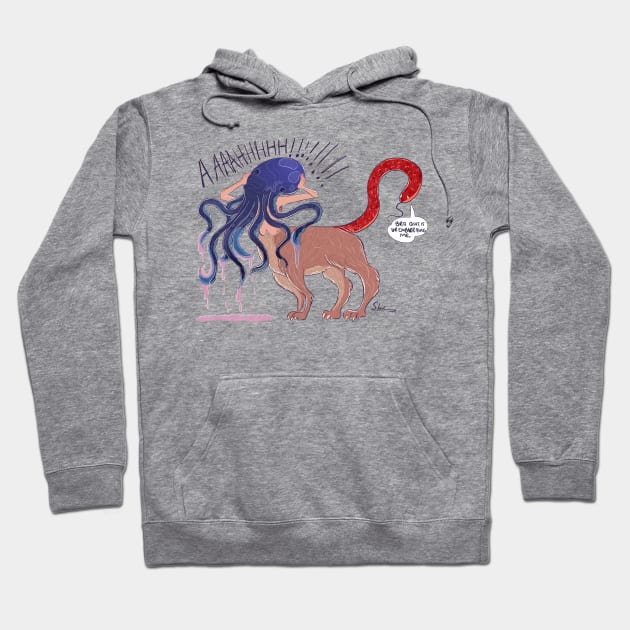 Wacky hybrid Illustration Hoodie by Ryaartt